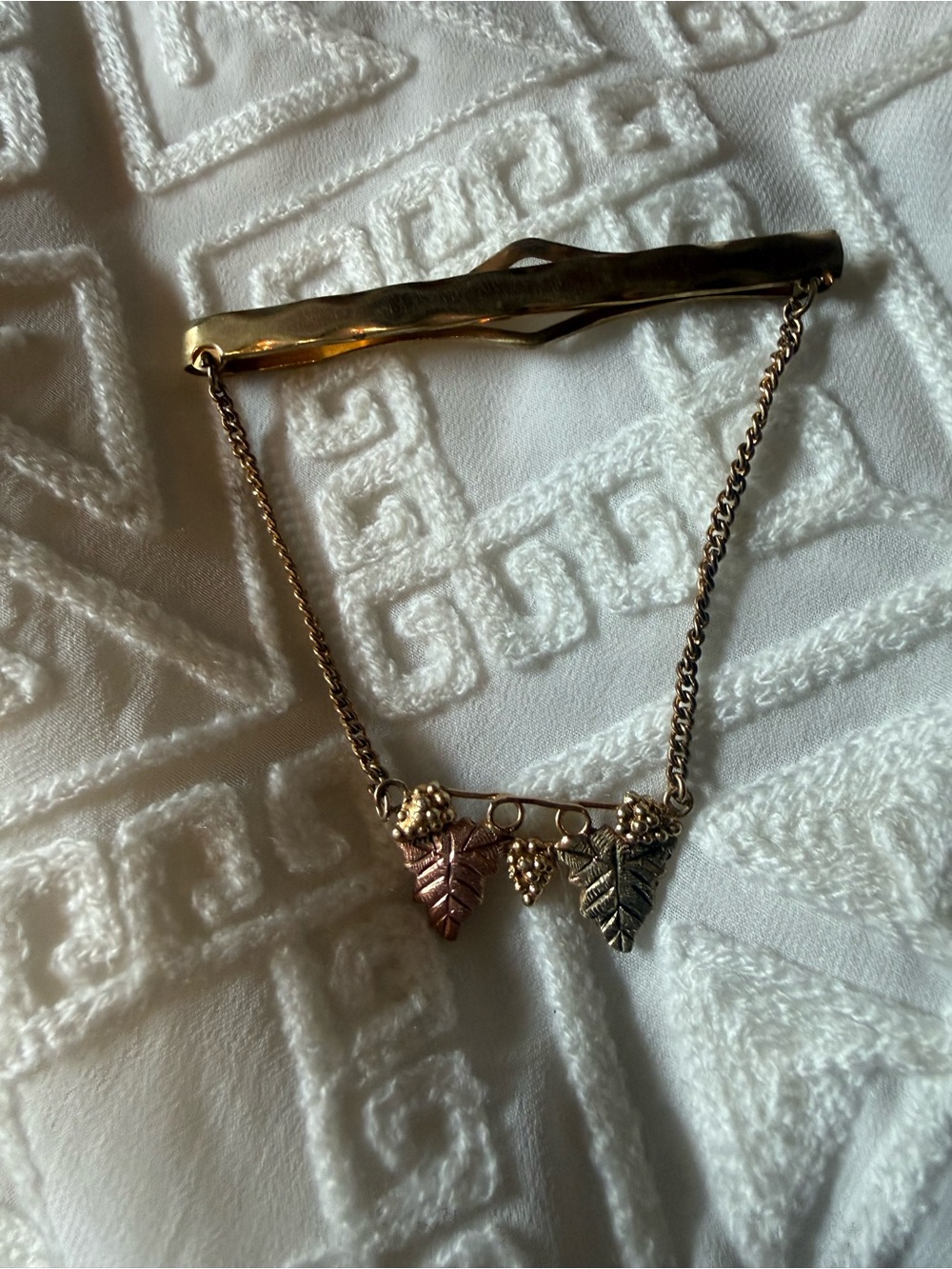 1940s Anson Black Hills Gold Necktie  -